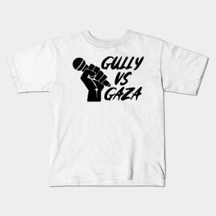 Gully vs Gaza - Rap Lovers Design, Music Fans Kids T-Shirt